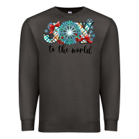 Smoke Joy to the World Premium Sweatshirt - CowhideDigitalArt