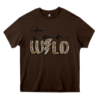 Chocolate Brown two wild Heavy Core Tee - MaliasSmallBusiness
