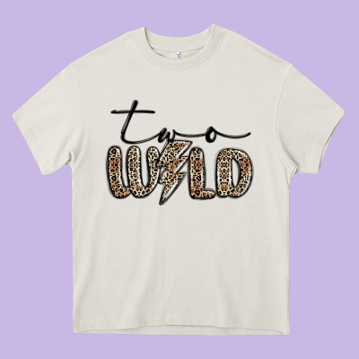 Two Wild Heavy Core Tee Designed By Maliassmallbusiness