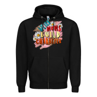 Black Weird moms build character Mother's Day Zipper Hoodie - FaDigitalArtStudio