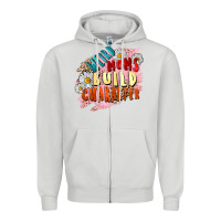 Dove Grey Weird moms build character Mother's Day Zipper Hoodie - FaDigitalArtStudio