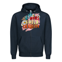 Navy Weird moms build character Mother's Day Zipper Hoodie - FaDigitalArtStudio