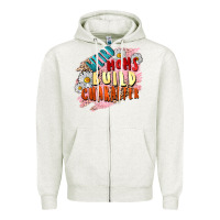 Oatmeal Heather Weird moms build character Mother's Day Zipper Hoodie - FaDigitalArtStudio