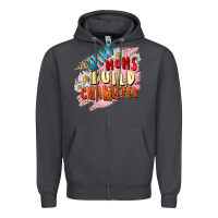 Smoke Weird moms build character Mother's Day Zipper Hoodie - FaDigitalArtStudio