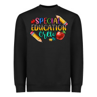 Black special education crew Heavyweight Sweatshirt - CowGirlArtShop