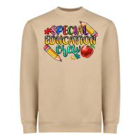 Mushroom special education crew Heavyweight Sweatshirt - CowGirlArtShop