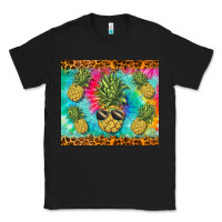 Black summer pineapple Classic Tee - BarkalooDesign