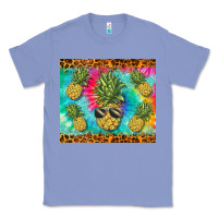 Colony Blue summer pineapple Classic Tee - BarkalooDesign