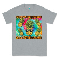 Heather Grey summer pineapple Classic Tee - BarkalooDesign