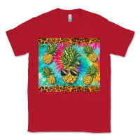 Red summer pineapple Classic Tee - BarkalooDesign
