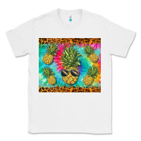 White summer pineapple Classic Tee - BarkalooDesign