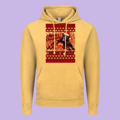 Merry Christmas Labrador Retriever Vintage Hoodie Designed By Bettercallsaul