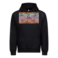 Black dinosaur pterodactyl sippy cup Urban Hoodie - Artiststas