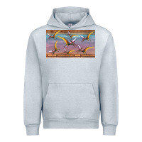 Heather Grey dinosaur pterodactyl sippy cup Urban Hoodie - Artiststas