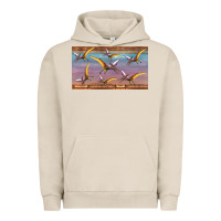 Pigment French Oak dinosaur pterodactyl sippy cup Urban Hoodie - Artiststas