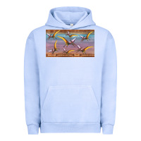 Pigment Grape Ice dinosaur pterodactyl sippy cup Urban Hoodie - Artiststas