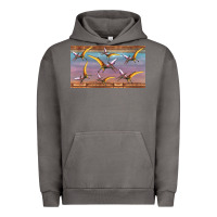 Pigment Tornado dinosaur pterodactyl sippy cup Urban Hoodie - Artiststas