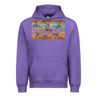 Tulip dinosaur pterodactyl sippy cup Urban Hoodie - Artiststas