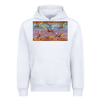 White dinosaur pterodactyl sippy cup Urban Hoodie - Artiststas