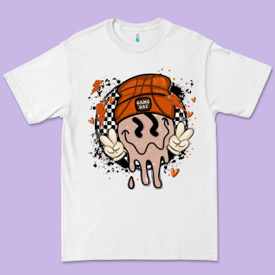 Basketball Game Day Premium Tee Designed By Maliassmallbusiness