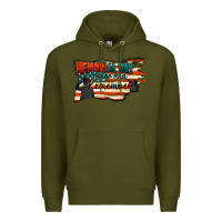 Army Green Memorial Day honor and remember Premium Hoodie - FaDigitalArtStudio