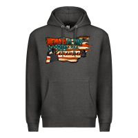 Charcoal Heather Memorial Day honor and remember Premium Hoodie - FaDigitalArtStudio