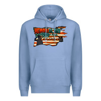 Colony Blue Memorial Day honor and remember Premium Hoodie - FaDigitalArtStudio