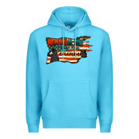 Ocean Blue Memorial Day honor and remember Premium Hoodie - FaDigitalArtStudio