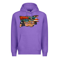 Purple Memorial Day honor and remember Premium Hoodie - FaDigitalArtStudio