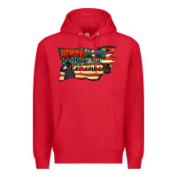 Red Memorial Day honor and remember Premium Hoodie - FaDigitalArtStudio