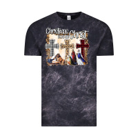 Cloud Black Christmas Begins With Christ Vintage Tee - Bettercallsaul