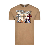 Vintage Coffee Christmas Begins With Christ Vintage Tee - Bettercallsaul