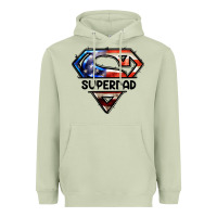 Matcha American Super Dad Heavyweight Hoodie - LillyAllenDesigns