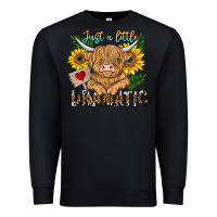 Black just a little dramatic Premium Sweatshirt - CowhideDigitalArt