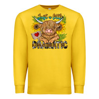 Lemon just a little dramatic Premium Sweatshirt - CowhideDigitalArt