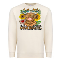 Sandshell just a little dramatic Premium Sweatshirt - CowhideDigitalArt