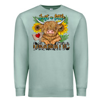 Seafoam just a little dramatic Premium Sweatshirt - CowhideDigitalArt