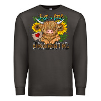 Smoke just a little dramatic Premium Sweatshirt - CowhideDigitalArt