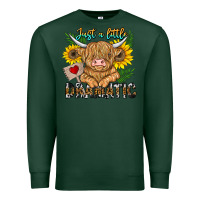 Sports Green just a little dramatic Premium Sweatshirt - CowhideDigitalArt