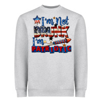 Heather Grey I'm not drunk i'm patriotic 4th of july Heavyweight Sweatshirt - CowGirlArtShop