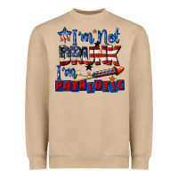 Mushroom I'm not drunk i'm patriotic 4th of july Heavyweight Sweatshirt - CowGirlArtShop