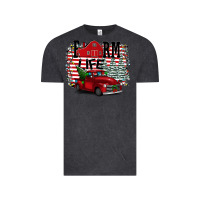 Vintage Black Farm Life Christmas Vintage Tee - Bettercallsaul