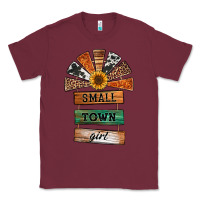 Burgundy small town girl western windmill wooden boards Classic Tee - Jasminsmagicworld
