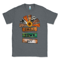 Charcoal Heather small town girl western windmill wooden boards Classic Tee - Jasminsmagicworld