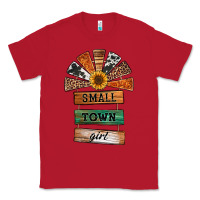 Red small town girl western windmill wooden boards Classic Tee - Jasminsmagicworld