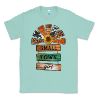 Seafoam small town girl western windmill wooden boards Classic Tee - Jasminsmagicworld