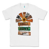 White small town girl western windmill wooden boards Classic Tee - Jasminsmagicworld