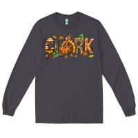 Smoke Personalized Thanksgiving Long Sleeve Tee - NancyCooperArtShop