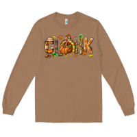 Toasted Coconut Personalized Thanksgiving Long Sleeve Tee - NancyCooperArtShop