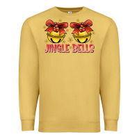 Antique Gold Jingle Bells Premium Sweatshirt - CowhideDigitalArt